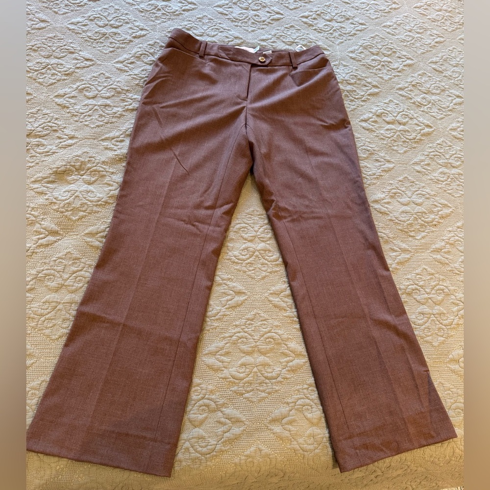 Calvin Klein Modern Fit Trousers in Brown